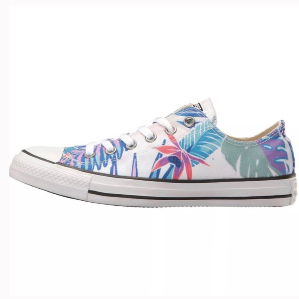 Converse All Star Tropical Print Low Top Sz 9.5